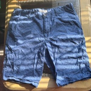 Express Patterned Navy Men's Shorts